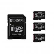 MEM MICRO SDXC 64GB KINGSTON CANVAS SELECT+ADAPT - Imagen 1