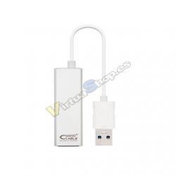 ADAPTADOR USB 3.0 A RJ45 NANOCABLE 10.03.0401 15CM - Imagen 1