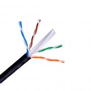 CABLE RED UTP CAT.6 RJ45 AISENS 100M NEGRO - Imagen 1