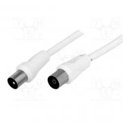 CABLE ANTENA TV COAXIAL LOGILINK CA1060 1.5M - Imagen 1