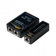 TESTER DE REDES LOGILINK RJ45/RJ11/BNC WZ0015 - Imagen 1